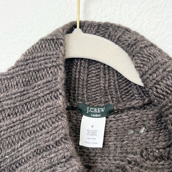 J. Crew Brown Cable Knit Cardigan - Picture 11 of 11